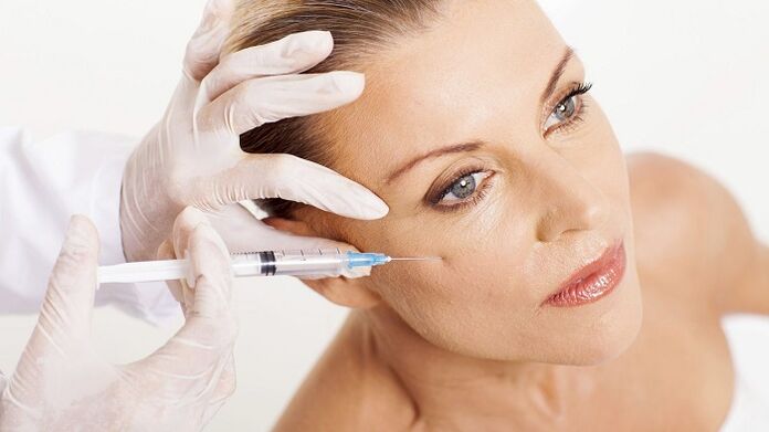 inxección de rexuvenecemento da pel facial